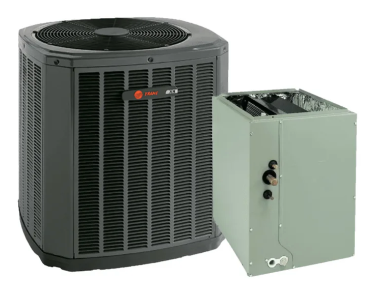 Trane 3 ton 15.2 SEER2 XR15 Single-Stage Condenser and Coil 004 Bundle