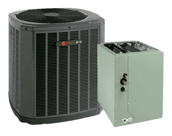 Trane 1.5 ton 14.3 SEER2 XR14 Single-Stage Condenser and Evaporator Co ...